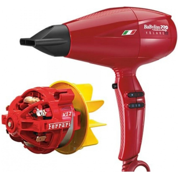 Фен BABYLISS PRO Volare V2 Ferrari BABV2RE
